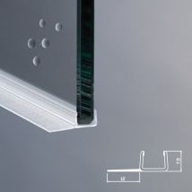 Guarnizione Box Doccia Ricambio Verticale Vetro 8mm EC-12-4091