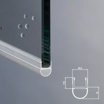 Guarnizione Box Doccia Ricambio Verticale Vetro 8mm EC-5091