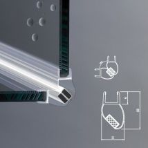 Guarnizione Magnetica Box Doccia Angolo Vetro 6mm EC-109 Angolo 90
