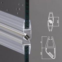 Guarnizione Magnetica Box Doccia Profilo Vetro 4mm 5mm EC-514