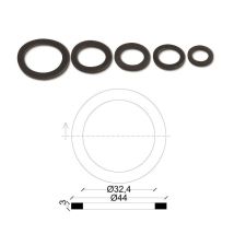 Guarnizione Per Bocchettoni 1" In Gommatela Spessore Mm.3 102200gt1