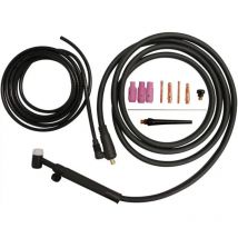 Guede - Torche tig GX10/GX140 4 mètres - tig tige tungstène 1,6 mm + buses