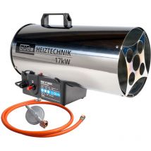 85006 GGH17 - Termoventilatore a gas, Inox, 230 v, 50 Hz, 17 kW - Güde