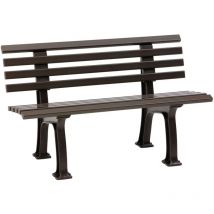 Gartenbank ibiza 2-Sitzer Länge 1200 mm, braun
