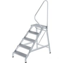 Günzburger Steigtechnik - Montagetritt mit Handlauf 5 Stufen - 050181