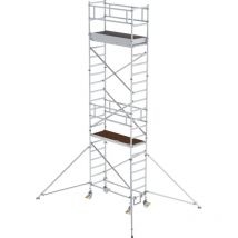 Günzburger Steigtechnik Rollgerüst 0,75 x 1,8 m mit Ausleger Plattformhöhe 5,35 m - 154546