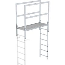 Günzburger Steigtechnik - Attika-Überstieg Aluminium blank Länge 1.600 mm - 062185