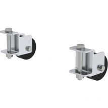 Günzburger Steigtechnik 2x Bockrollen für modulares Arbeitspodest - 050418