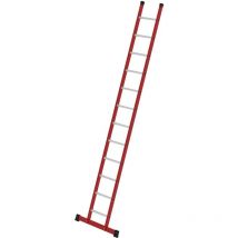 Günzburger Steigtechnik - Sprossen-Anlegeleiter GFK/Alu mit Traverse 12 Sprossen - 035312