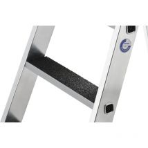Munk - Günzburger Steigtechnik Nachrüstsatz clip-step r 13 GFK/Alu-Stufen-Stehleiter beidseitig begehbar 2 x 4 Stufen - 041566