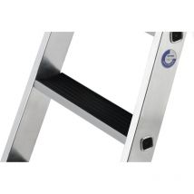 Munk - Günzburger Steigtechnik Nachrüstsatz clip-step für gfk / Alu-Stufen-Stehleiter beidseitig begehbar 2 x 4 Stufen - 041535