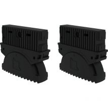 Munk - Günzburger Steigtechnik 2x nivello-Innenschuh elektrisch ableitfähig 98 x 25 mm - 019218