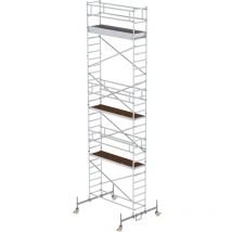 Rollgerüst 0,75 x 2,45 m mit Fahrbalken Plattformhöhe 7,45 m - 155745 - Günzburger Steigtechnik