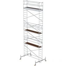 Rollgerüst 0,75 x 3 m mit Fahrbalken Plattformhöhe 7,45 m - 156745 - Günzburger Steigtechnik