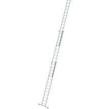 Günzburger Steigtechnik - Sprossen-Schiebeleiter 3tlg. mit nivello-Traverse 3 x 14 Sprossen - 020614