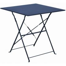 Proloisirs - Gueridon Cuba 70X70 - Bleu