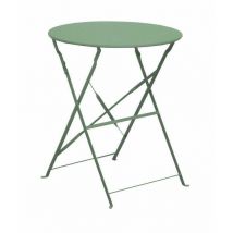 Proloisirs - gueridon rond diam. 60 cuba amande