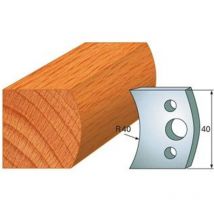 Abweiser 40 mm Nr. 8 – PROFILmesser aus SP-Stahl – Holzverarbeitung