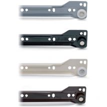 Selec Design - Guia Cajon Byp 300 Mm Marron 8017 Gabin - gabin - Juego de Guías metálicas básicas para cajón con caída