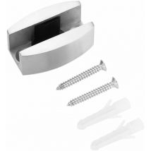 Mereteet - Guía para puerta corrediza de vidrio, guía inferior para puerta de ducha de acero inoxidable 304, guía de piso para puerta corrediza de