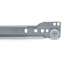 Mengual - Guia Omge Bruno R.4001-60 Gris - bruno - Jgo. Guías metálicas grises para cajón con caída de fabricación italiana