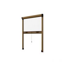 Ferramente - Zanzariera a Rullo Riducibile Verticale a Molla fai da te 160 x 160 Bronzo