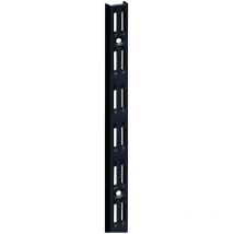 Guida doppia masidef cremagliera 50 cm colore nero