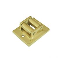 Guidacinghia a rulli fori verticali Cottali ottone cromo satinato mm 45x60 Cottali