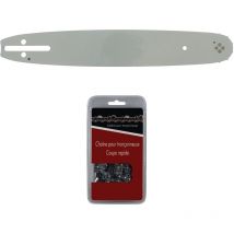 Gt Market - Guide 33 cm (13 pouces) + chaîne 56 maillons - Compatible tronçonneuses husqvarna