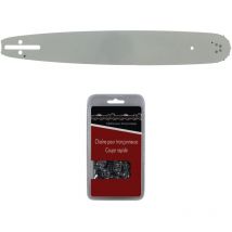 Gt Market - Guide 40 cm (16 pouces) + chaîne 66 maillons - Compatible tronçonneuses husqvarna