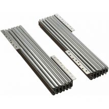 RAM - Guide allungabili telescopiche per tavoli estensibili e consolle 6 e 12 elementi dimensione disponibile: 6 elementi 40 cm