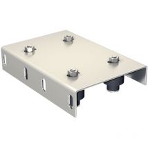 Guide haut réglable pour portail de 30 à 62 mm, 4 olives nylon Ø45