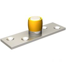 Guide olive en laiton ø 24 mm pour porte jusqu'à 300 kg