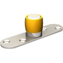 Slid'up By Mantion - Guide olive en laiton ø 24 mm sur platine en inox 304L pour porte jusqu'à 200 kg