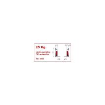 Guida scorrevole per cassetti OMGE 4001 – 30 cm – Bianco RAL9001 – Portata 25 kg – Montaggio con viti a testa svasata