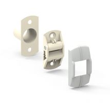 Guide sangle volet roulant fixation verticale blanc