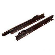 Guide scorrevoli per cassetti con rulli teflon marroni - cm.60 (art.4001 61 3)