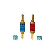 Flammendurchschlagsicherung für Sauerstoff-/Acetylenschläuche mit 4 Schlauchschellen - Guilbert Express