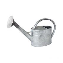 Annaffiatoio in acciaio zincato con testa da 6 litri