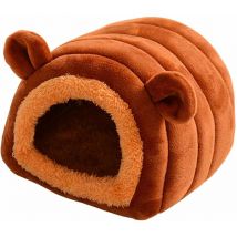 Langray - Guinea Pig Bed, Animal Pet Winter House, Multifunctional Crystal Velvet Hedgehogs Cave Beds Cozy House, Bedding for Rats Baby Chinchilla