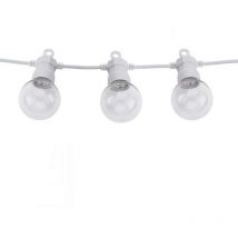Guinguette 20 lampadine led 13m bianco - bianco caldo 2700K