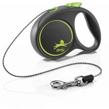 Guinzaglio Flexi Black Design Estensibile In Fettuccia O Corda Per Cani: S 5 Metri In Fettuccia - Rosa