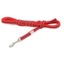 Julius K-9 Guinzaglio Super Presa Color & Grey Senza Manico, 14 mm x 3 m, Rosso