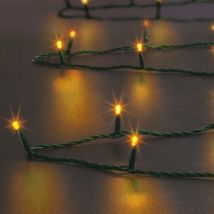 Guirlande lumineuse extérieur 100 led blanc chaud 10m - Feeric lights & christmas