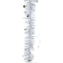 Guirlande 4plis etoile argent