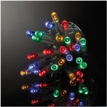 Guirlande 80 Led multicouleur 3 m fil transparent