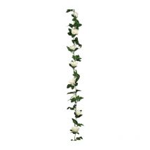 Guirlande Artificielle de Roses "Naki" 230cm Blanc