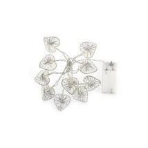 Guirlande coeur led - 10 coeur - blanc chaud
