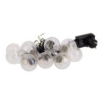 Guirlande led rvb, x10 ampoules, 5m Extensible, Transfo Inclus - GRL5PRVBT - Xanlite