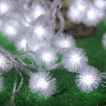 Guirlande de boules de neige, 20 lumières led